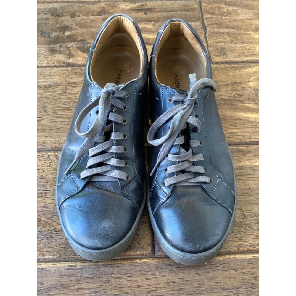 Magnanni Caitin Lo II Gray Black Fashion Sneakers Size 8.5 US
